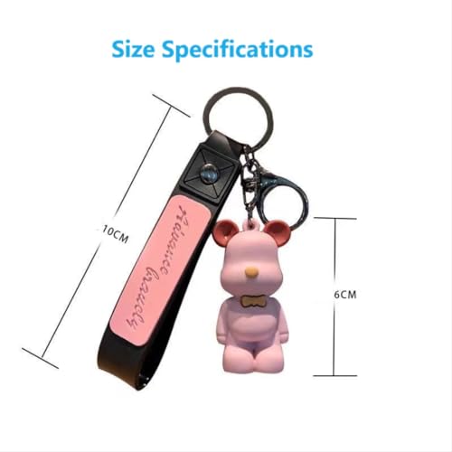 Image of Keychain for Kids & Adults | Cute Pendant Teddy Bear Keyring for Girls & Boys | Trendy Designer Keychain for Gifting | Stylish Teddy Keyring for Bags, Keys & Accessories