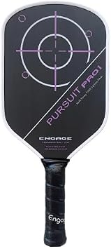 Engage Pursuit Pro1 Pickleball Paddle - Carbon Fiber for Extreme Spin - MachPro Core for Maximum Power & Control Deep Magenta, Standard Weight 8.0-8.3oz
