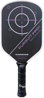 Engage Pursuit Pro1 Pickleball Paddle - Carbon Fiber for Extreme Spin - MachPro Core for Maximum Power & Control (Deep Magenta, Standard Weight (8.0-8.3oz))