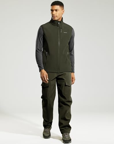 Haimont Men'S Windproof Lightweight Golf Vest Outerwear With Pockets thumb #5