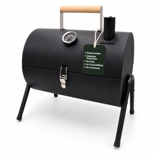 Rin & Rut Holzkohlegrill mit Deckel...