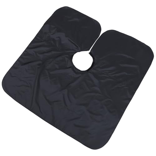 Capa impermeable para teñir cabello FUOYLOO negra grande