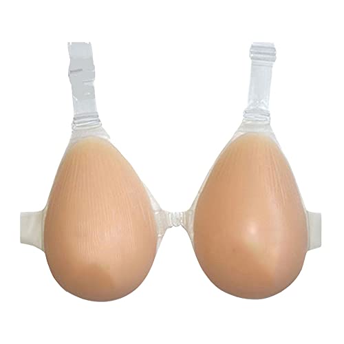 HNCXHX Formes mammaires Plastron Réaliste Transexuelle Faux Seins Fausses Formes mammaires Crossdresser Seins Seins en Silicone pour Drag Queen Cancer du Sein, Mastectomie,1400g/1pair Cover