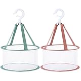 HINTRMENT メイクスポンジ乾燥ラック と メイクブラシ乾燥用メッシュバスケット コンパクト収納 家庭用化粧品ツール と 2個セット