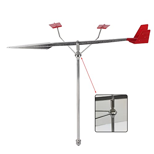 Acouto ACOUTO-HFJKWE-41623 Wind Vane Weathervane Weather Vane W Marine Weather Vane Wind Direction Indicator 304 Stainless Steel For Yacht Boat Sailing thumb #3