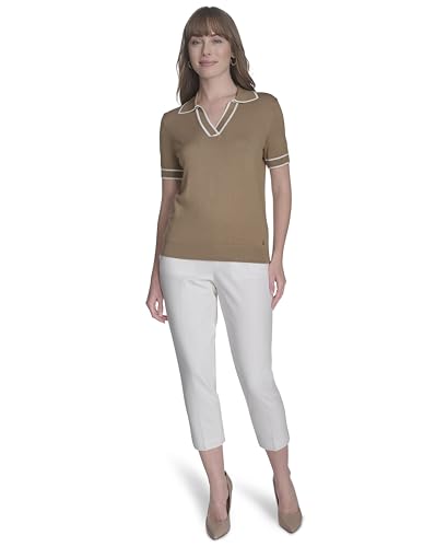 Tommy Hilfiger Women's Short Sleeve Johnny Collar Polo Sweater2