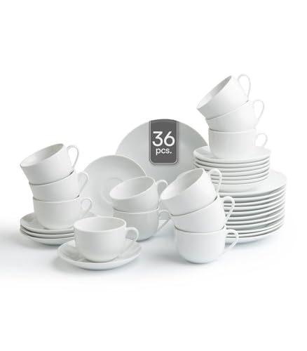 Kaffee-Service Kaffeegeschirr Geschirrset - 36-tlg. (12 Personen) -...