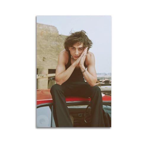Timothee Chalamet Charmantes Poster, Kunstwerke, Leinwand, ästhetische Wandkunstdrucke, Heimdekoration, 20 x 30 cm