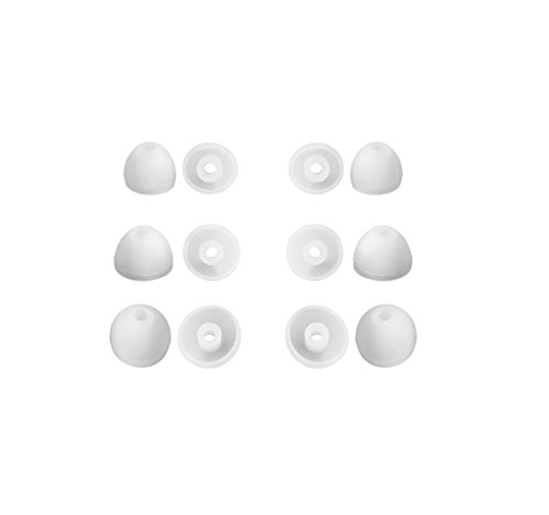 Replacement eartips for Klipsch Earbuds, Replacements for Klipsch Earbud Tips - 6 Pair Assortment