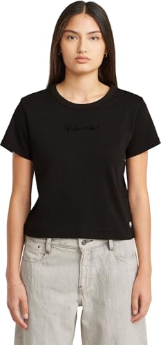 T-Shirt Femme G-Star G-Script Baby Brother Regular Tee en coton