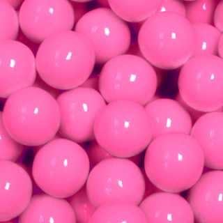 "Pink" 1-Inch Gumballs with a Twist of Raspberry Flavor (1 POUND)