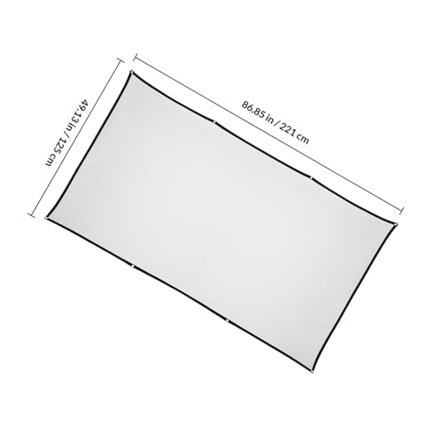 Pantalla portátil plegable doble cara UKCOCO para proyección miniatura 2