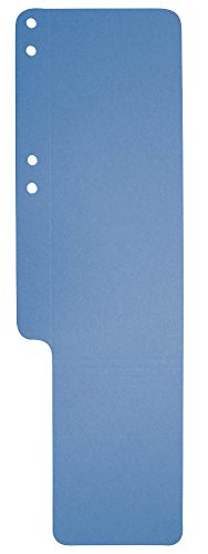 Preisvergleich Produktbild 100 Exacompta Aktenschwänze / blau / 10,0 x 32,0 cm