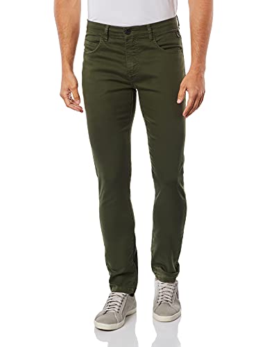 Calças Reserva Skinny Color masculino, Militar, 42