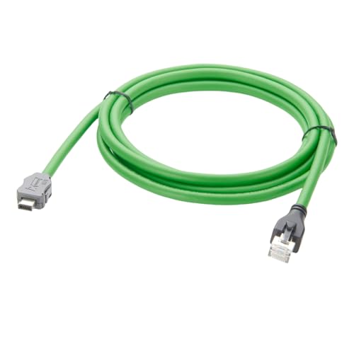 Cable Ethernet Industrial Cat6A IX B Key a RJ45 2 m miniatura 5