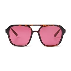 Tortoise Shell Frame Red Lense