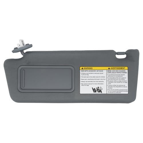 Pare-soleil Tacoma 2005-2015 anti-éblouissement avec miroir éclairé gris