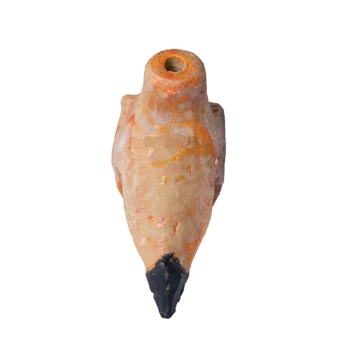 Aztec Death Whistle Human Sounding Screams 125+ Decibels Loud Real Screaming The Pica Hudsonia Skull Shape Whistle Loudest Authentic Human Authentic Human Sounding Screams(Yellow)