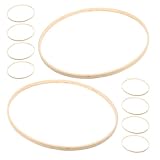 Solutions créatives polyvalentes : la base de couronne offre une infinité de possibilités de design, idéale pour les couronnes de fleurs, les attrape-rêves et les couronnes de mariage uniques, ainsi que pour la fabrication d’attrape-rêves et la décoration de cercles suspendus