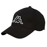 100% Baumwolle Kappa Unisex Buntok Unisex Kappe, Schwarz, 0 EU