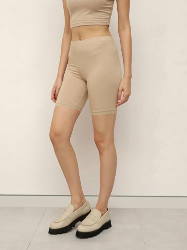 Image of ESPRESSO Women's Viscose Lycra Shorts for Under Dresses (Regular and Plus Size)