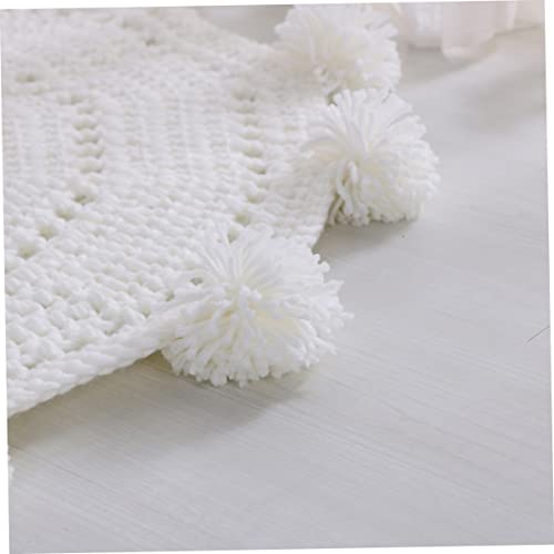DECHOUS Baby Vloer Speelmat Baby Kinderkamer Decor Bohemian Tapijten Bohemian Tapijt Deurmat Karpetten 9X12 Woonkamer Klaring Badmat Versieren Deurmat Baddeken Harig Wit Boho Rond Tapijt - Afbeelding 6