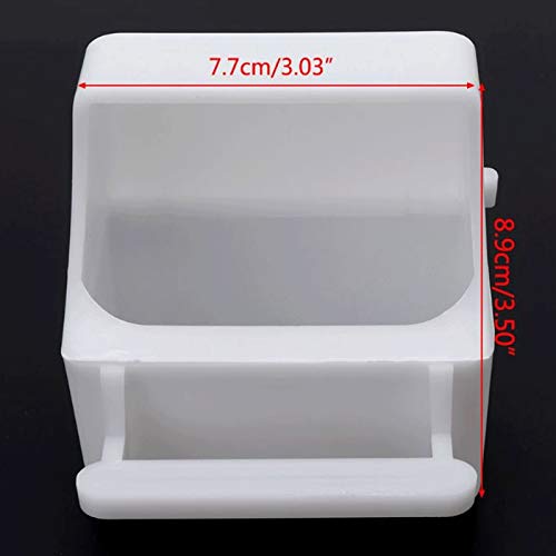 Alimentador de aves con caja protectora de agua y comida para periquitos y ninfas 3