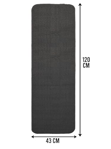 Image of SARAL Home Multiuse Combo Pack of 2Pc | Polyester Door Mat 45x60 & Runner Floor Mat 43x120| Anti-Skid | Quick Drying | Soft Water Absorbent | Home, Bathroom, Kitchen, Bedroom | Modern Design