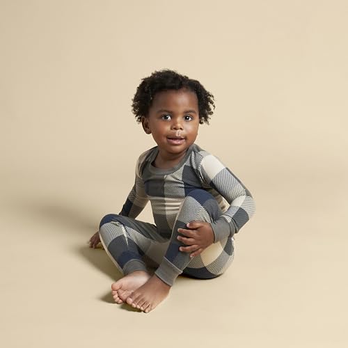 Image of Modern Moments by Gerber Baby Hacci Snug Fit 2 Piece Pajama Set