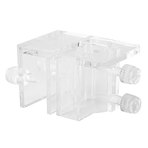 Pssopp 20mm Acrílico Ajustable Acuario Sostenedor de Tubería de Agua Tubo de Agua Abrazadera Clip Fijo Tanque de Pesca Titular de Manguera Soporte de Tubo de Alimentación Clip