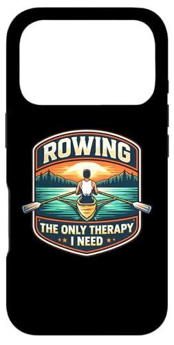 Rowing The Only Therapy I Need Row Crew Rower ���p �X�}�z�P�[�X iPhone 17 Pro �p