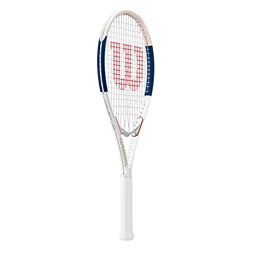 WILSON Roland Garros Elite Tennis Racket, Aluminium, Koplamp (grip-zware) balans, 326 g, 27,2 cm lengte,Rood - Image 4