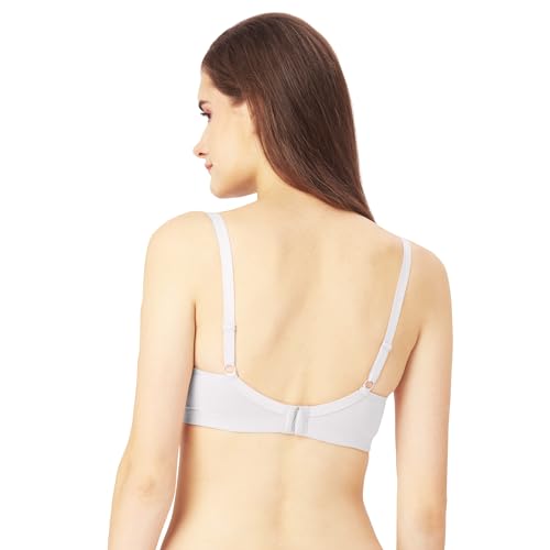 Image of SOIE Women's Cotton Spandex Non Padded Non Wired Full Coverage Encircled T-Shirt Bra with Adjustable Straps & U-Back - Everyday Comfort Fit