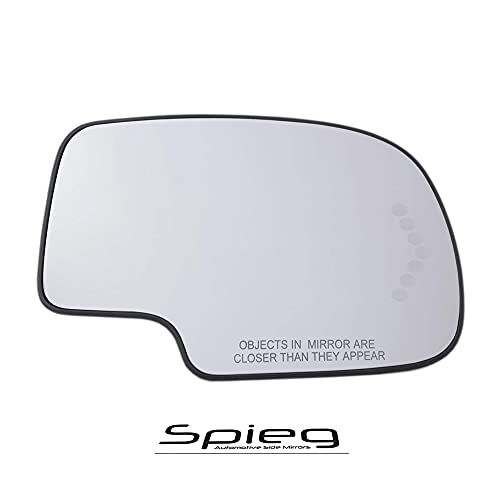 Spieg Gm1325102 Side Mirror Glass 2003-2006 Heated Led Turn Signal Light With Backing Plate Passenger Right #TOP7