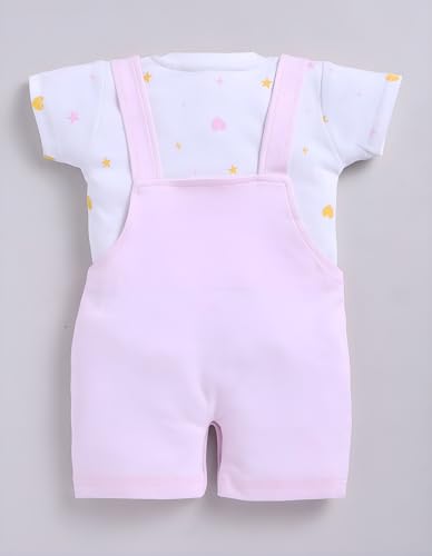 Image of Toonyport Baby Boy Cute Mamma's Munckin Dungaree (Pink)