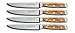 Felix Solingen First Class Wood zestaw noży, stal, brązowa, 34 x 22 x 7,5 cm, 4 sztuki