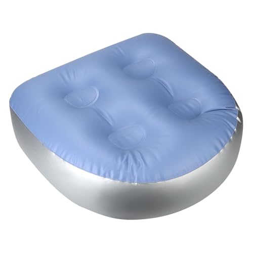 EDLMKM Inflatable Booster Seatt Hot Tub Booster Seat Bath Spa Pad with Suction Cups HHot Tub Cushion SPA BoosterSeat Back Pad Inflatable Seat Cushion for Hot Tubs and Spas Seats for Lazy Spas