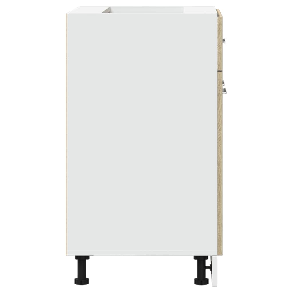 vidaXL Armadio Inferiore Cassetto “Lyon” Rovere Sonoma 60x46x81,5