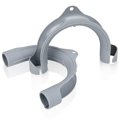 XwaYexa U-Shaped Washing Machine Drain Hose Holder Hook U-Bend Hose Holder Hook for Laundry Tub Dishwasher and Sink Srain Hoses Compatible with Samsung GE Washers (2Pack)
