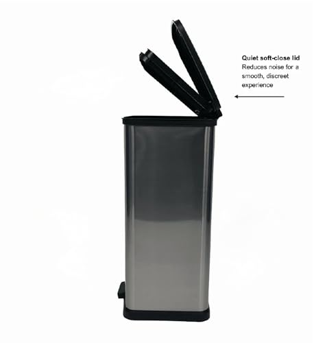 Caneca de basura de cocina con pedal y tapa, 13.2 galones miniatura 4