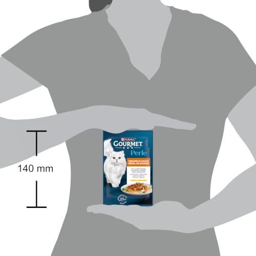 GOURMET Perle Genuss in Sauce, Katzenfutter nass, mit Huhn, 26 x 85g