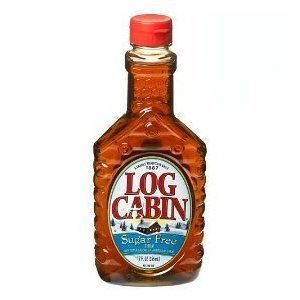 Log Cabin Sugar Free Syrup, 24 oz (Pack of 6)