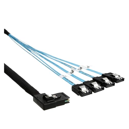 Cable S/AS HD 36Pin SFF 8087 a 4 SATA 7Pin 0.5M miniatura 4