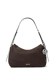 Silver-tone Hardware/Nubuck Leather/Chocolate