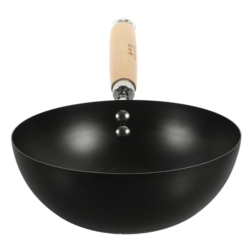 La Mejor Recopilación de Sarten wok - los más vendidos. 47 MAGICLULU Olla De Hierro Sartén Wok Para Saltear Utensilios De Cocina Para Amigos y Familiares