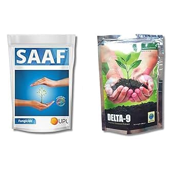 Saaf 100gm + Saigal Delta-9 100gm seaweed extract combo pack Organic Plant Growth Regulator