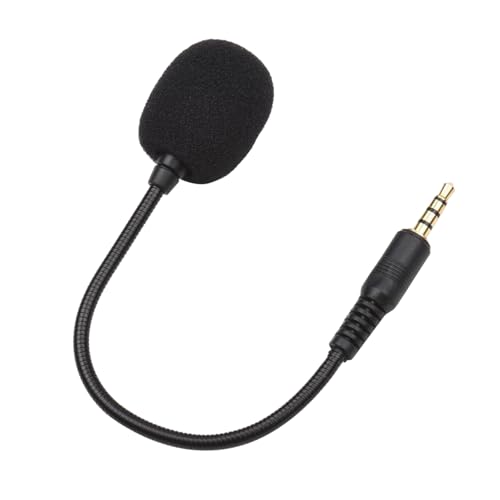 Microphone for Turtle Beach Headset, Headset Microphone 3.5mm Detachable Boom Microphones Replacement Gaming Mic with Three Section Straight Tube Design for PC PS4 PS5 Xbox Laptop Wireless Headsets
