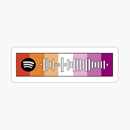 Amazon Com We Fell In Love In October By Girl In Red Spotify Code Sticker Sticker Graphic Auto Wall Laptop Cell Truck Sticker For Windows Cars Trucks Computers Accessories