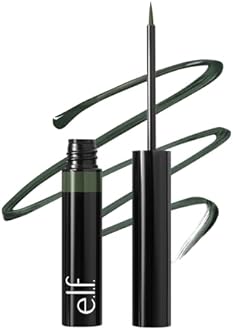 e.l.f. H2O Proof Inkwell Eyeliner Pen, High-pigment, Waterproof Liquid Eyeliner, Delivers A Matte Finish, Vegan & Cruelty-free, Dark Envy