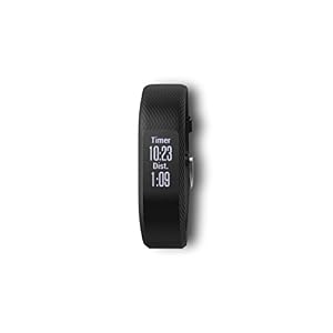 Garmin vívosmart 3 Fitness Tracker with Smart Notifications and Heart Rate Monitor – Black, Small to Medium